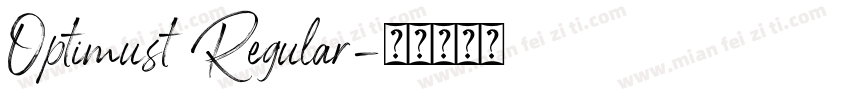 Optimust Regular字体转换